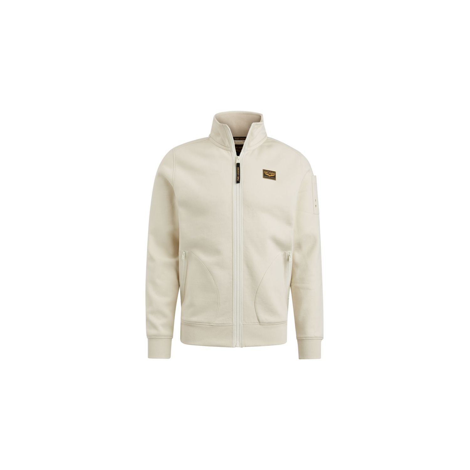 Pme Legend zip jacket soft brushed fleece white