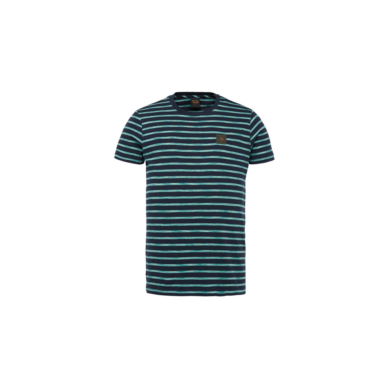 PME Legend r-neck space striped jersey green