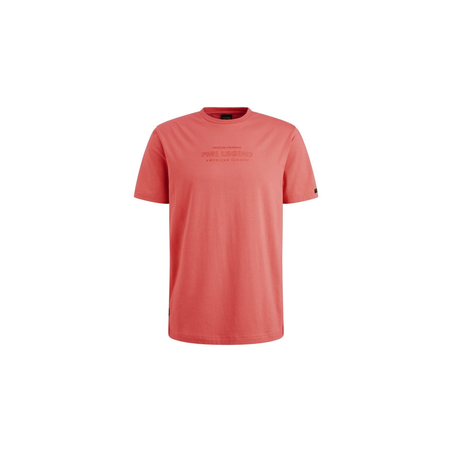 PME legend s/s r-neck cotton elastan jersey rose