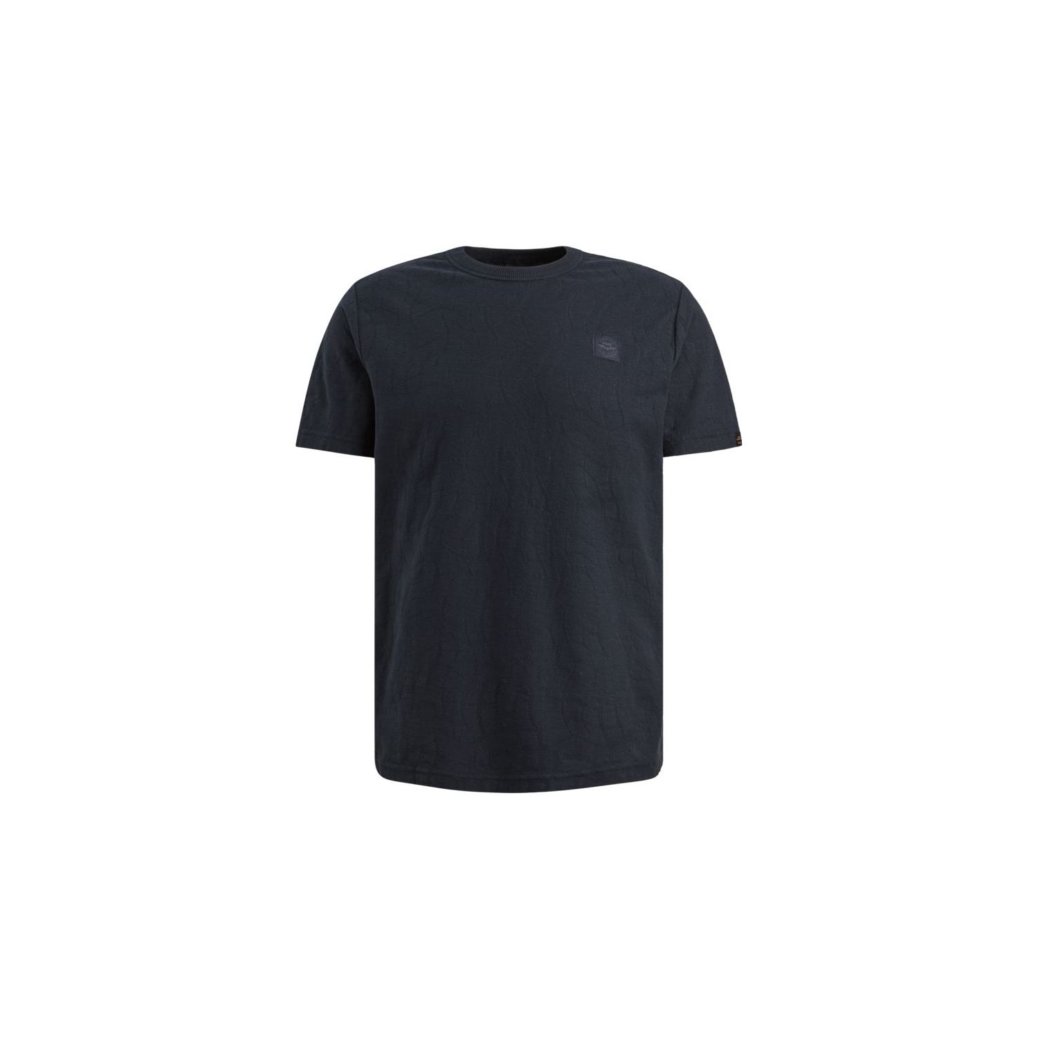 PME-Legend Short sleeve r-neck jacquard jerse Carb