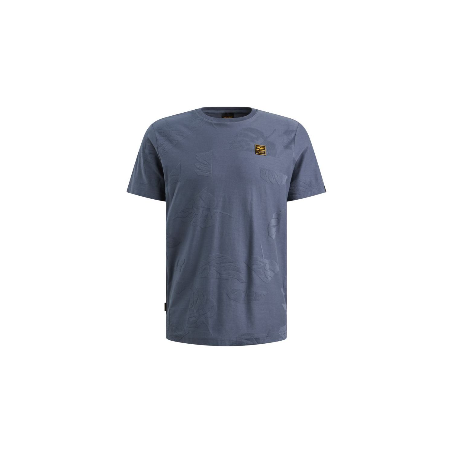 PME-Legend Short sleeve r-neck jacquard jerse Vint