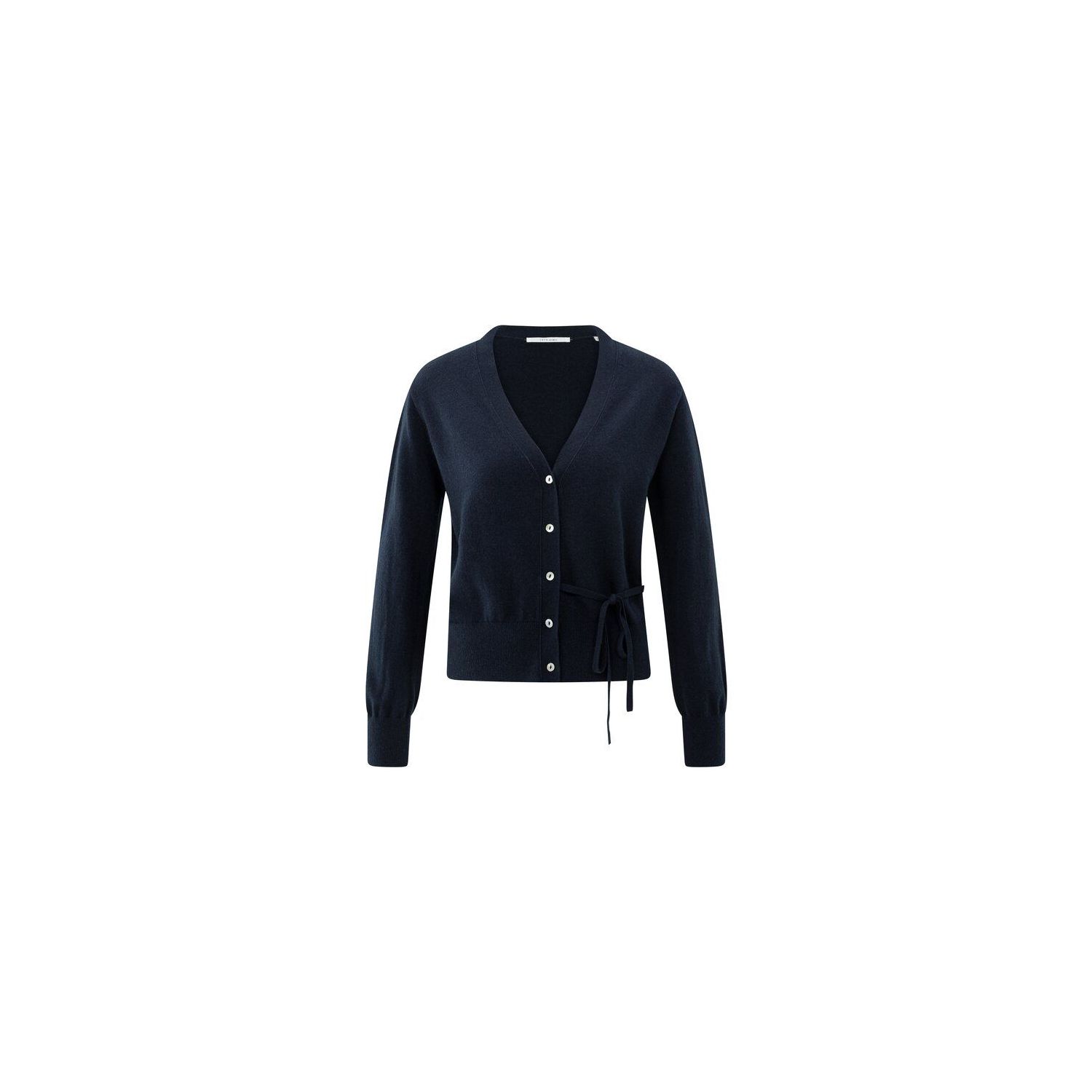 YAYA Vest met taillestrik inkwell blue