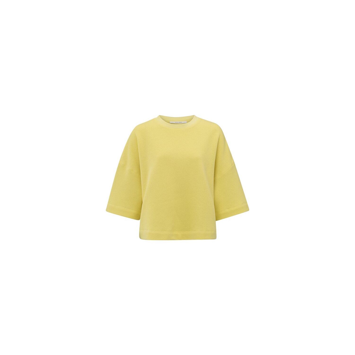 YAYA Short-sleeve sweatshirt lemon grass yellow