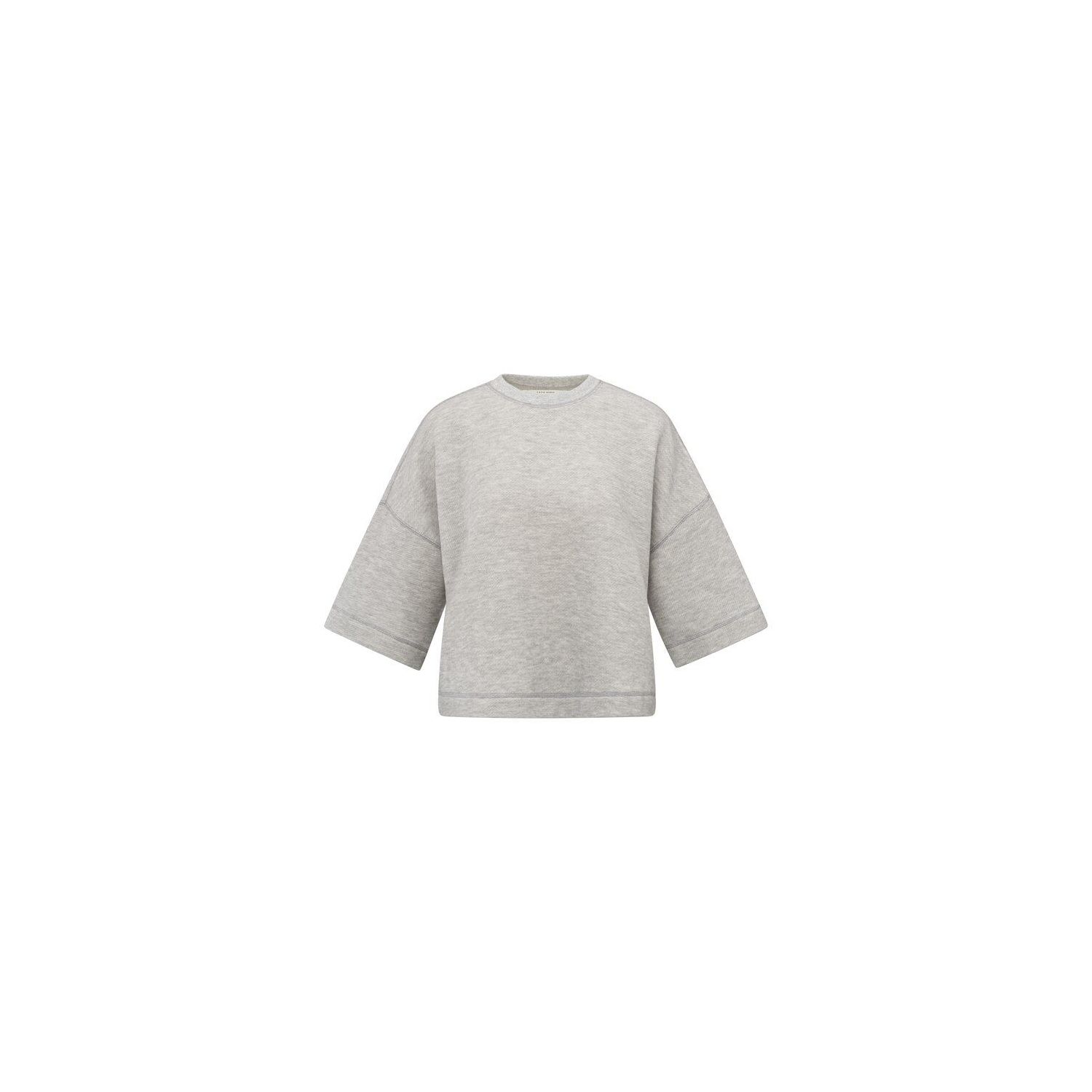YAYA Short-sleeve sweatshirt soft grey melange