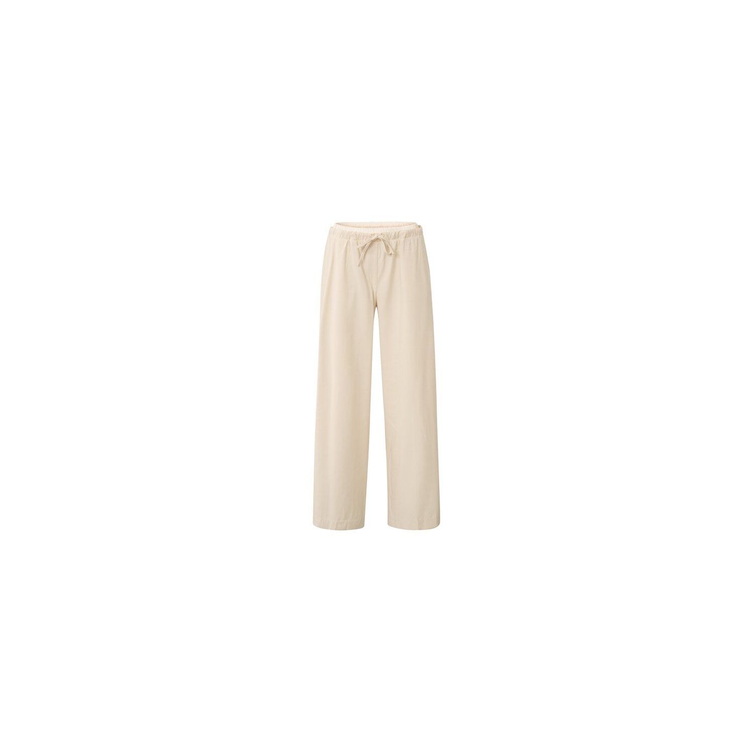 YAYA Woven wide-leg trousers summer sand