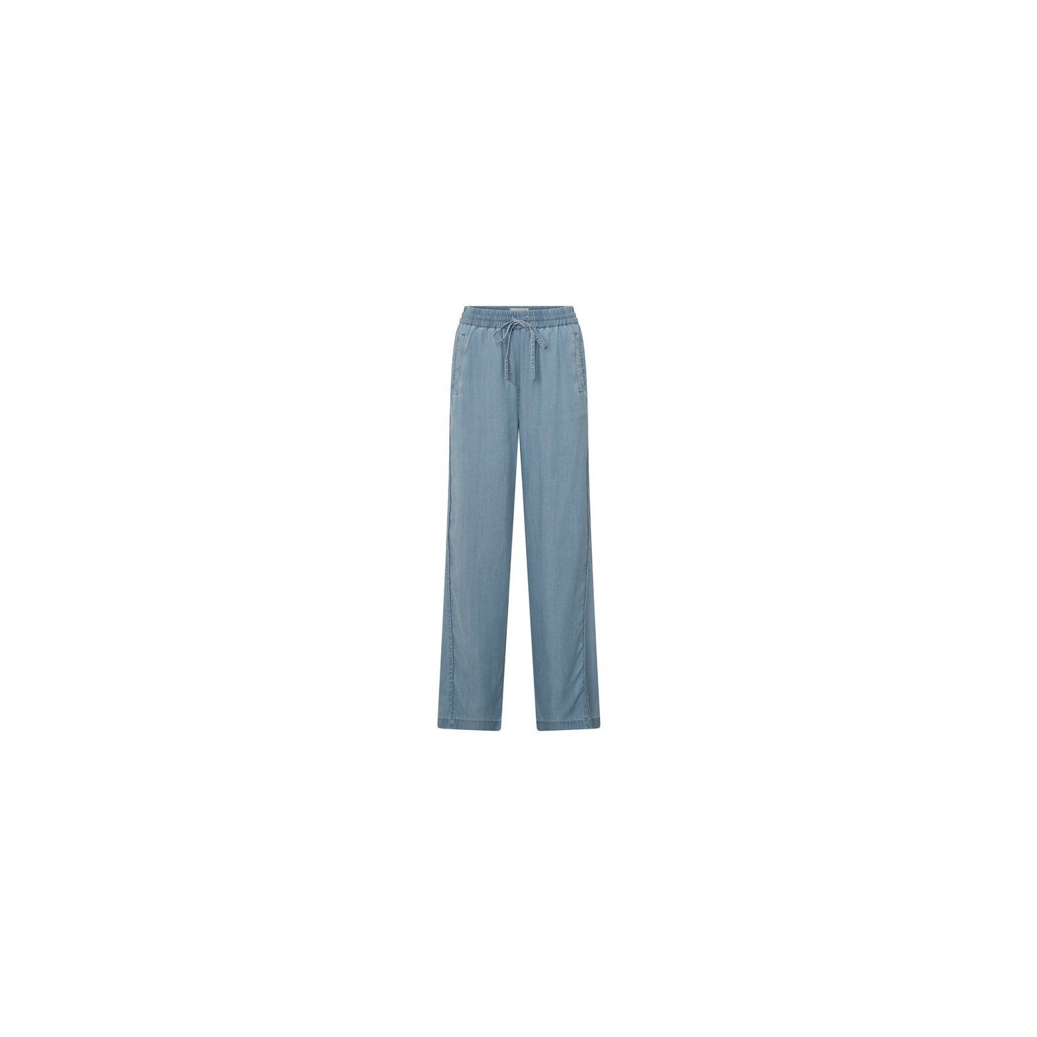 YAYA Chambray trousers chambrey