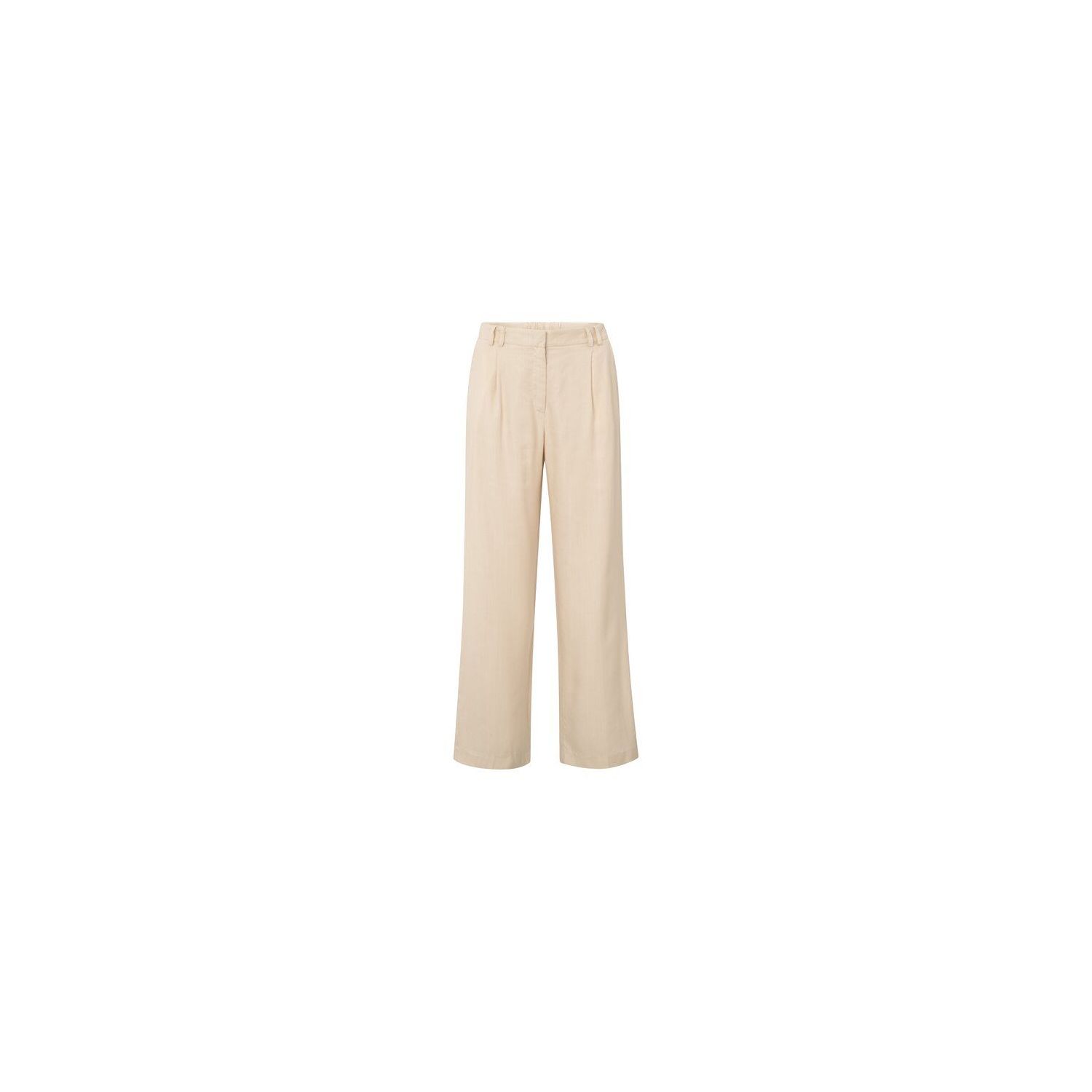 YAYA Linen-blend trousers summer sand
