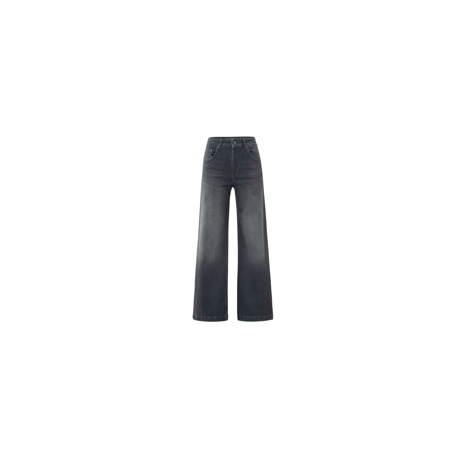 YAYA Jeans met wijde pijpen (L32) grey denim