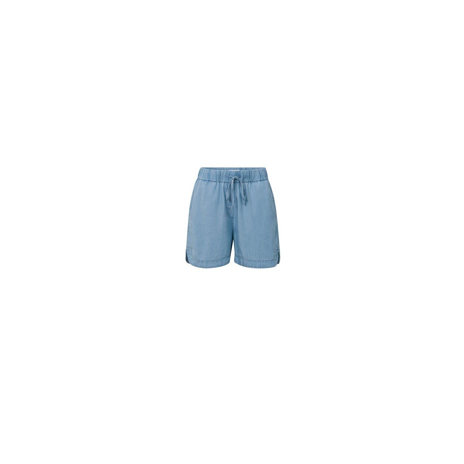 YAYA Lightweight chambray shorts chambrey