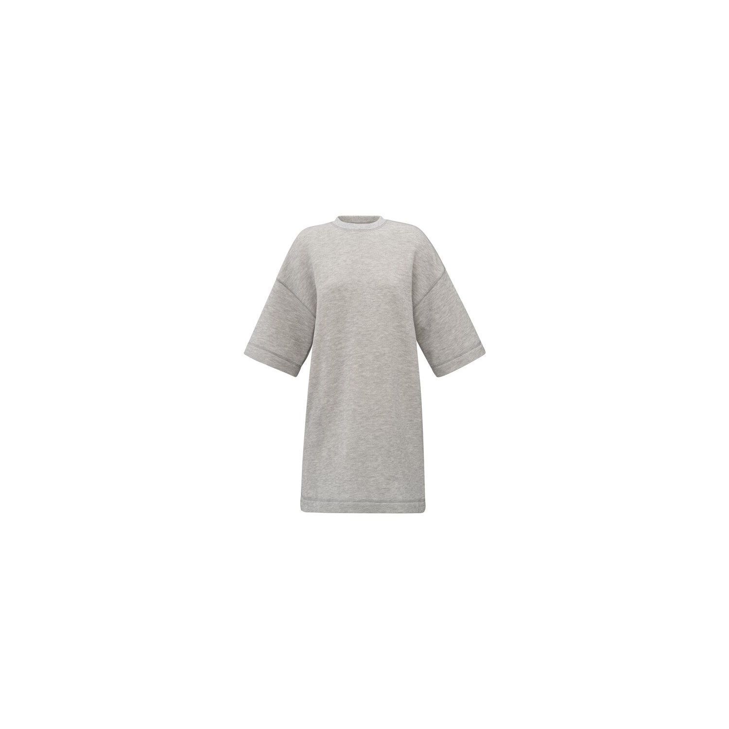 YAYA Sweat dress soft grey melange