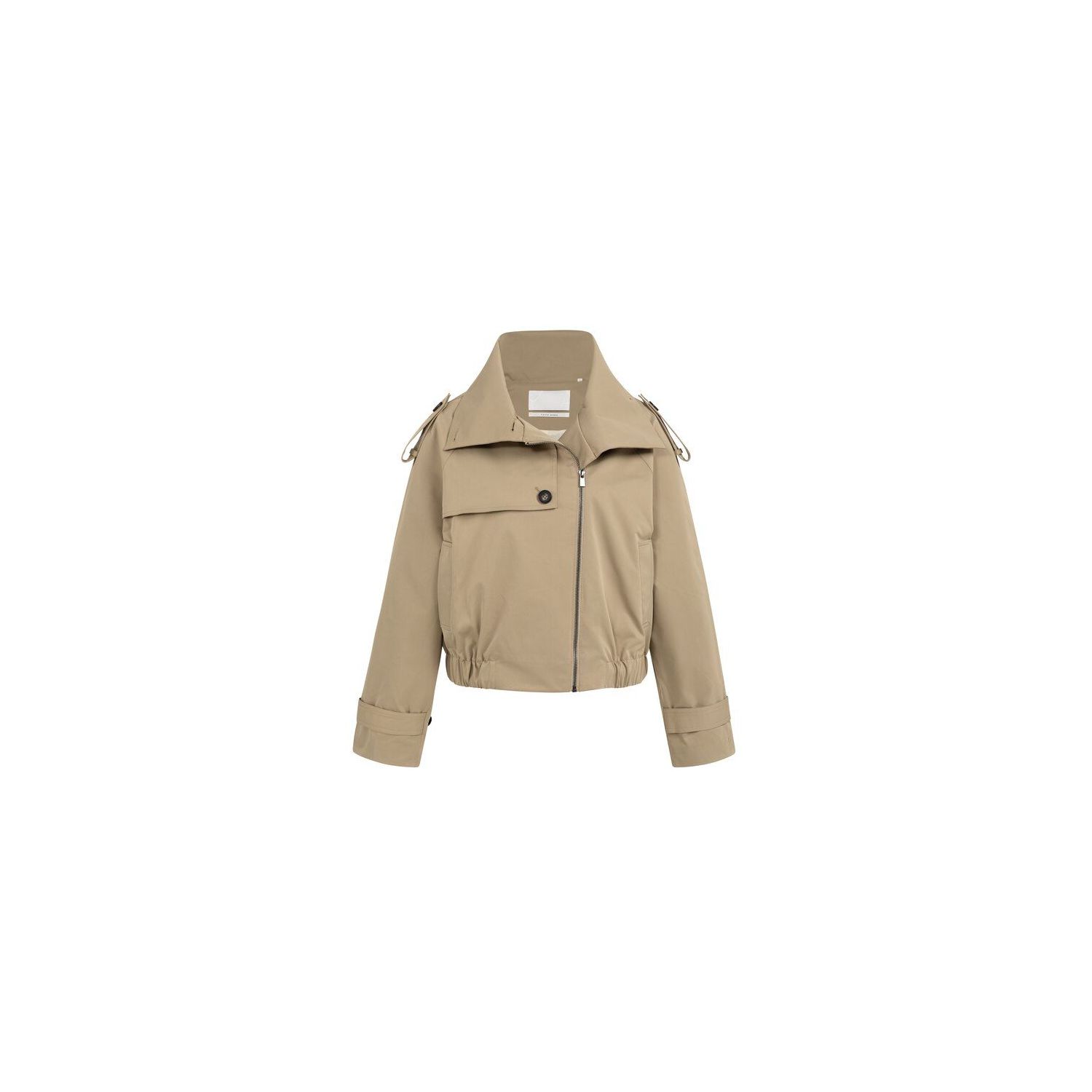 YAYA Kort trenchcoat bomberjack khaki green