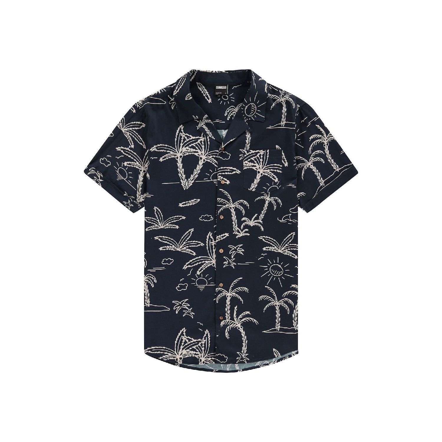 Kultivate shirt holidays dark navy