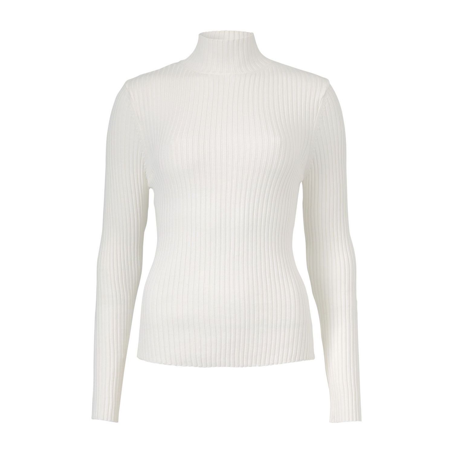 Modström saul t-neck knit sweater off white