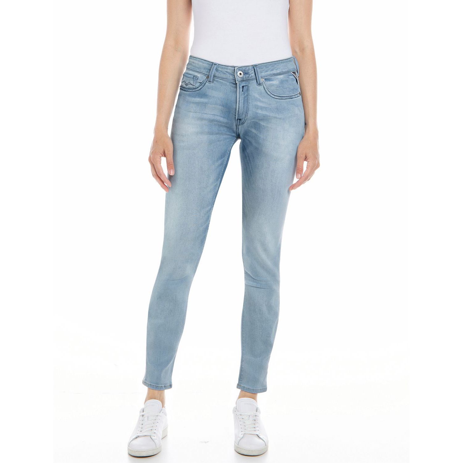 Replay new luz slim fit c-tretch jeans light blue