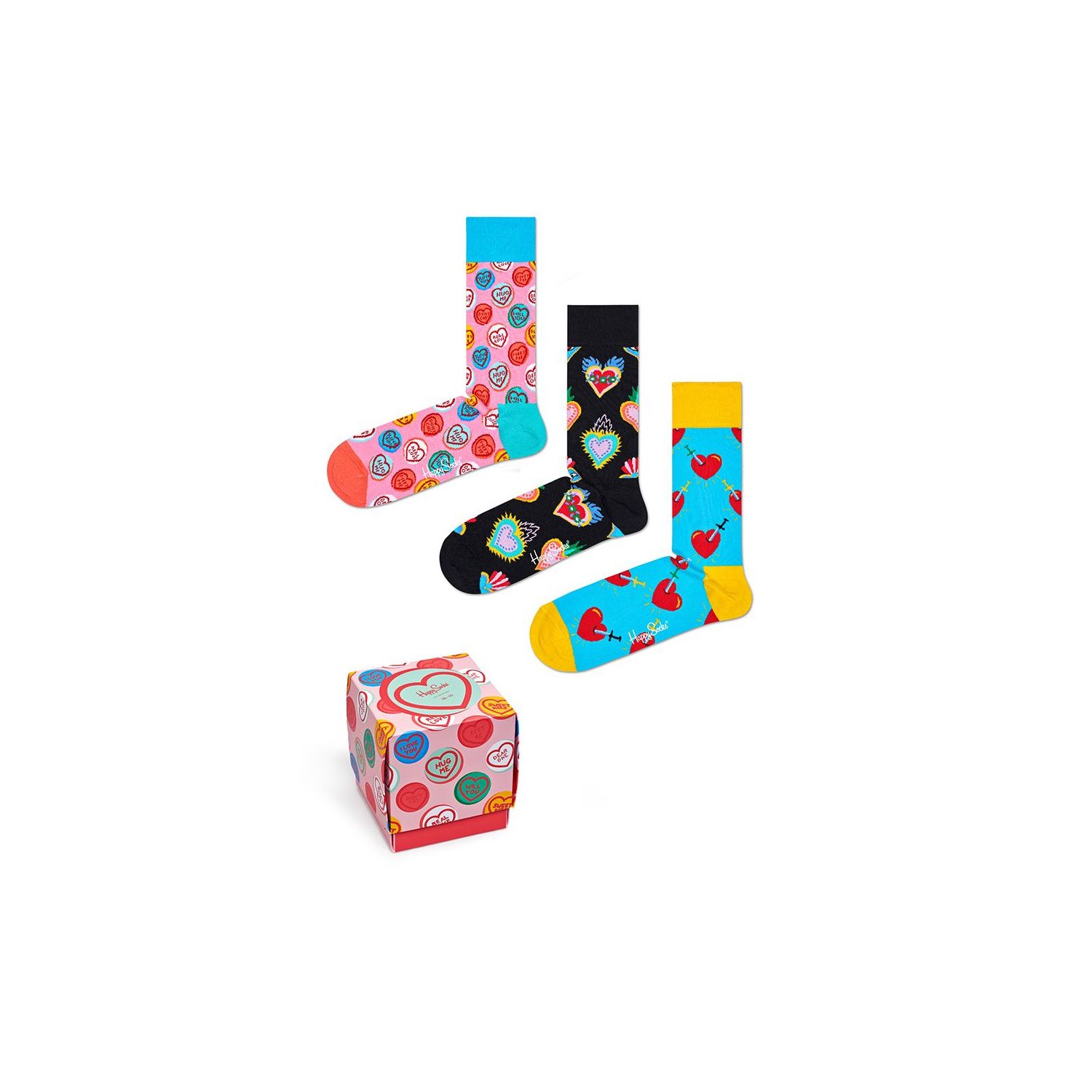 Happy Socks I Love You Gift Box 36-40