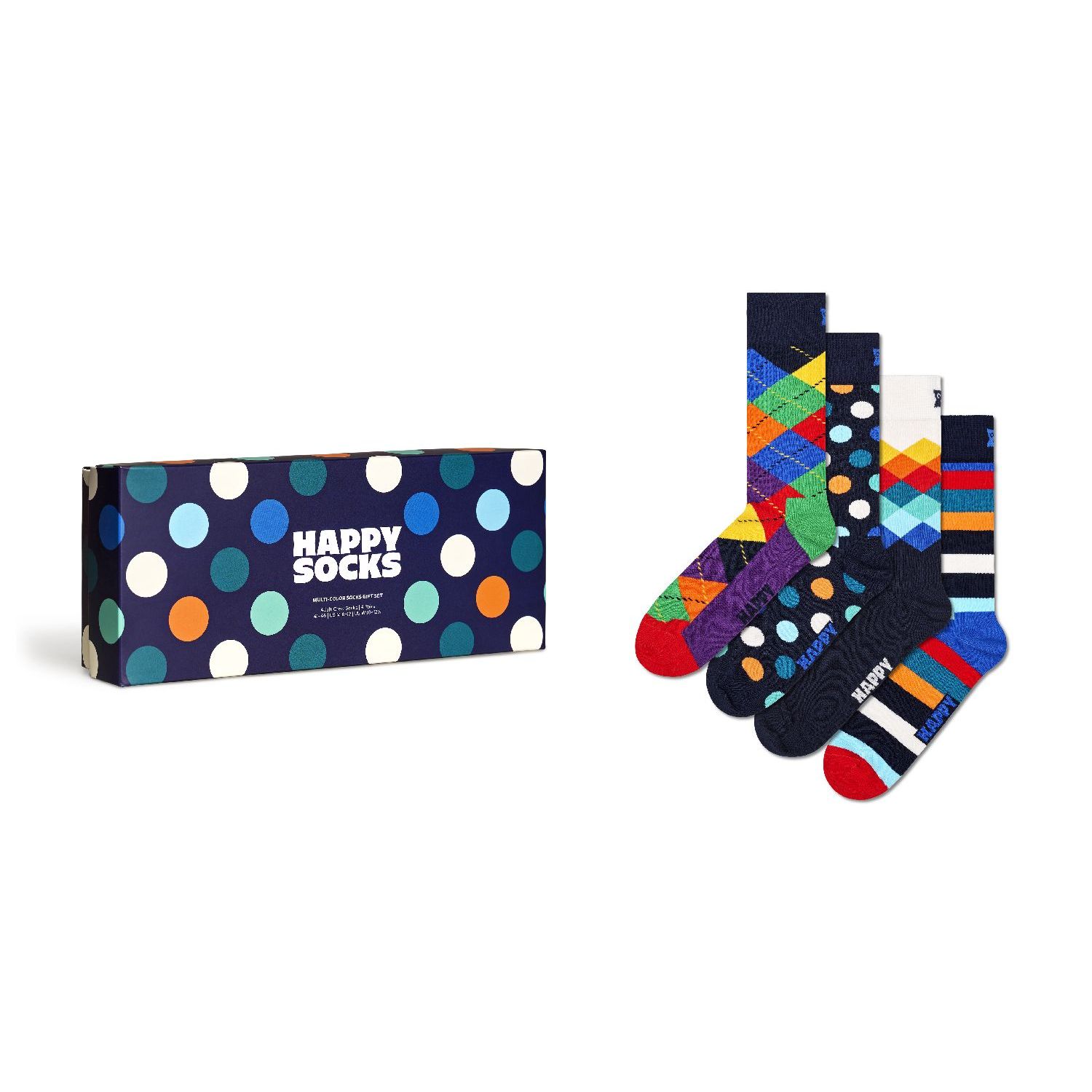 Happy Socks 4Pack Multi-color Socks Gift Set