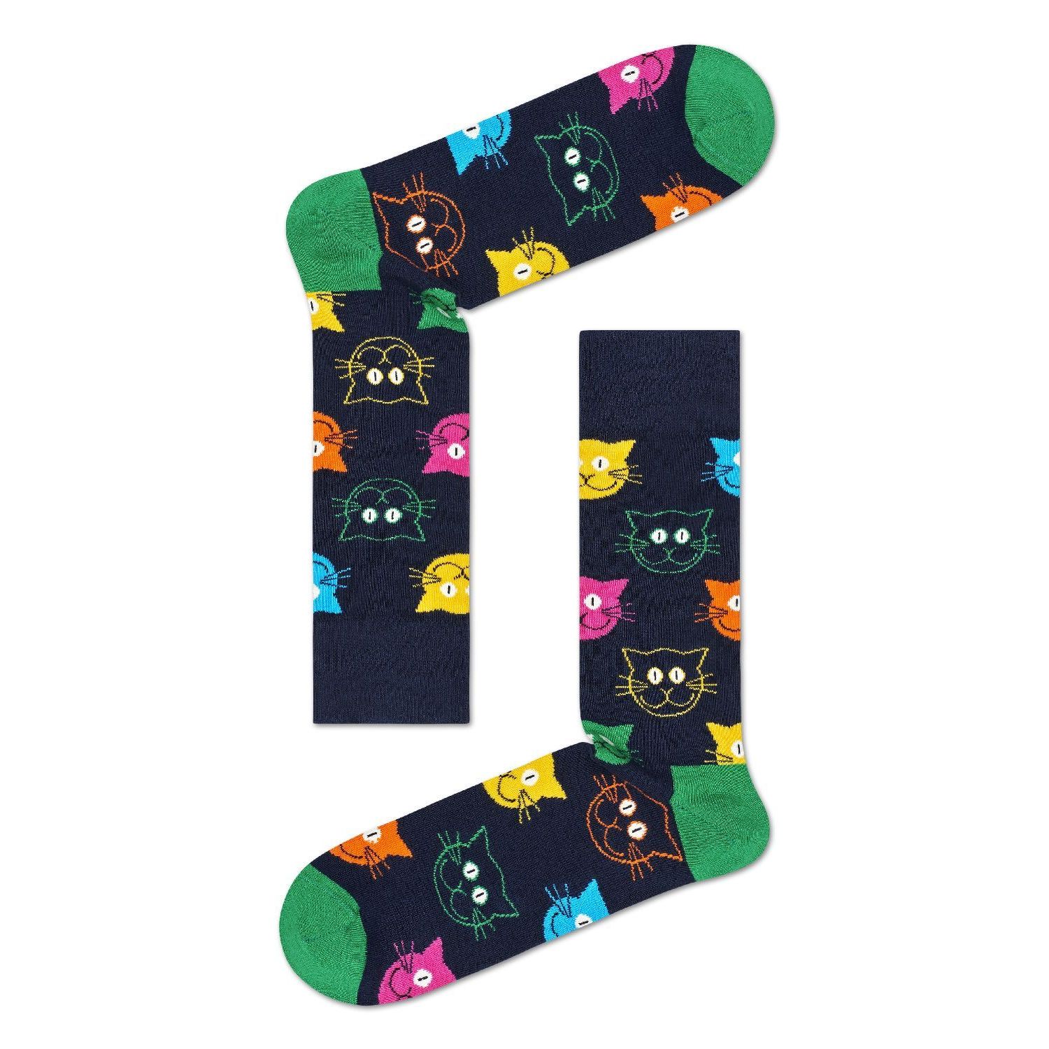 Happy Socks Mixed Cat 3-pack Gift Set 36-40