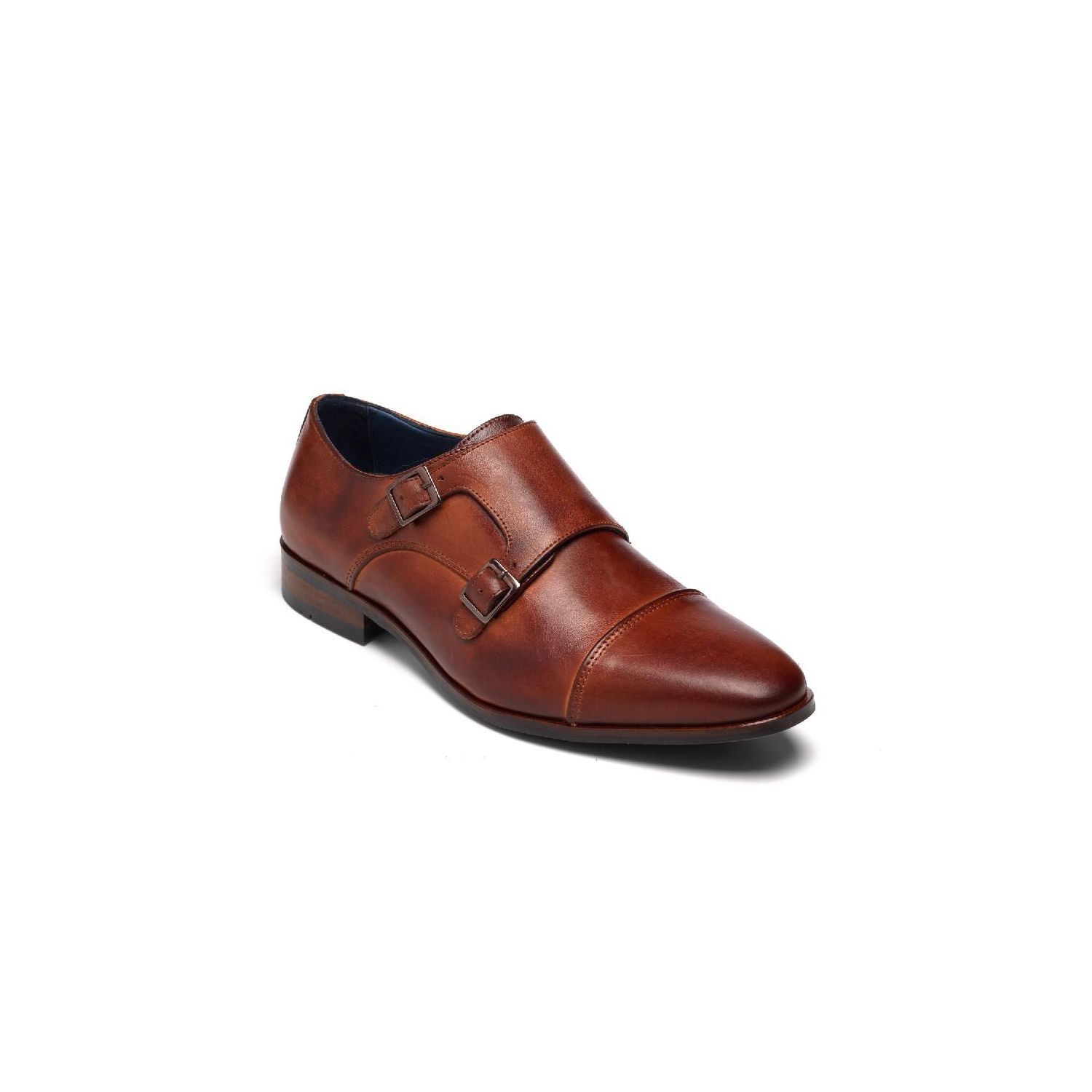 Berkelmans Monaco Cognac Calfs 2 gespen