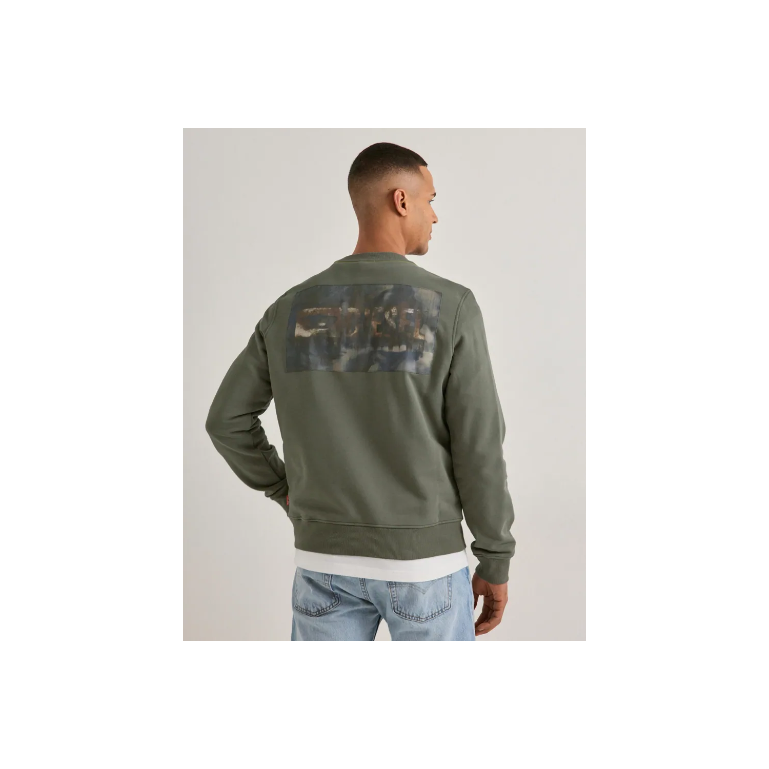 Diesel s-ginn-v1 sweater groen