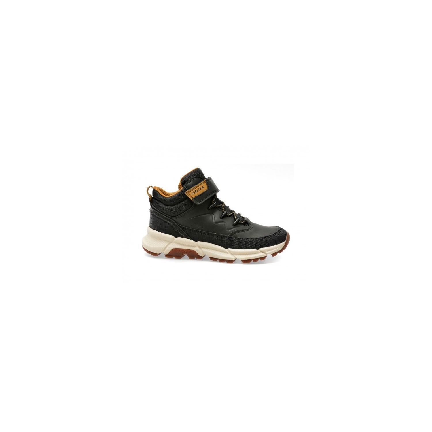 Geox J Flexyper Plus Boy Waxe Black/DK Yelow