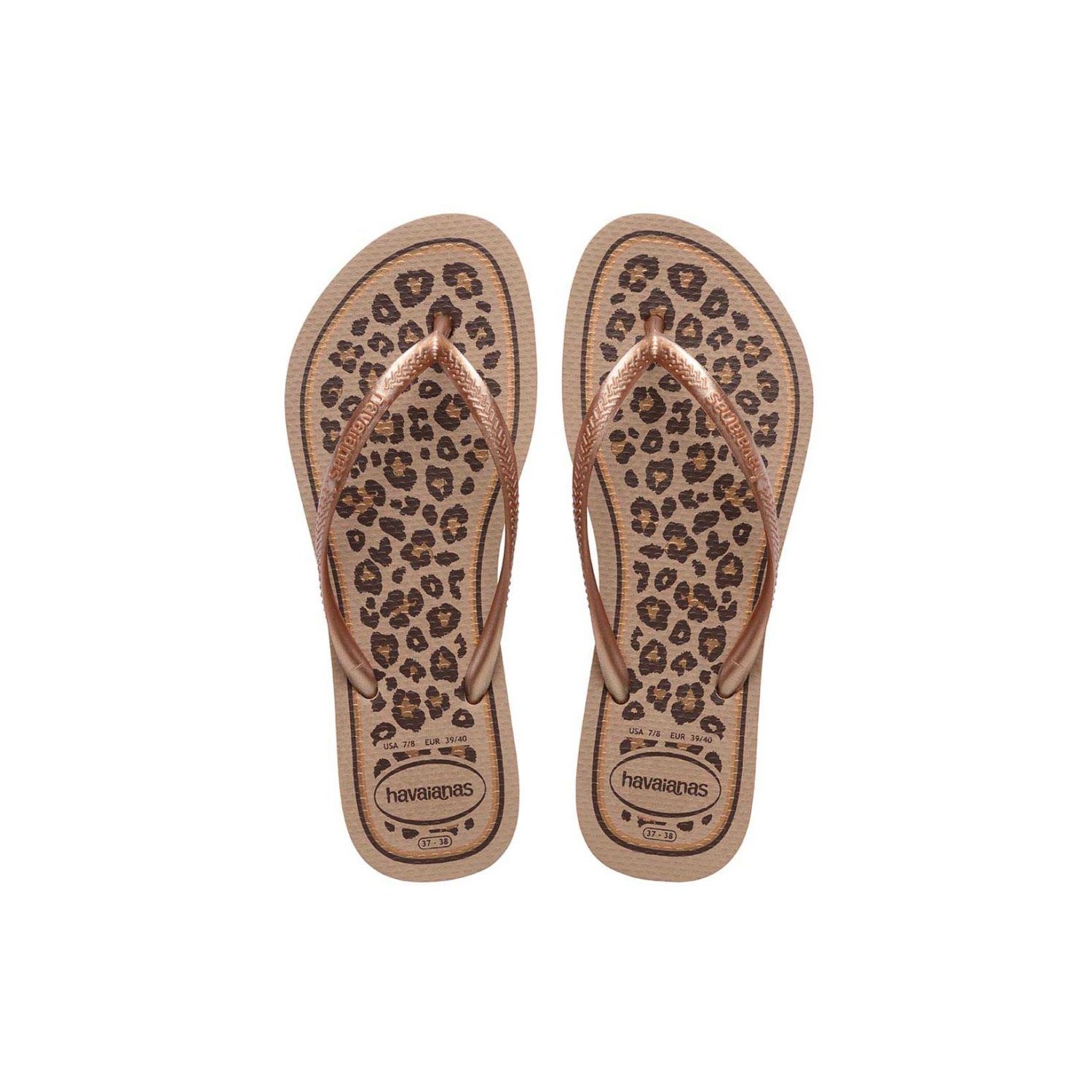 Havaianas Slim Animals Rose Gold/Rose Gold