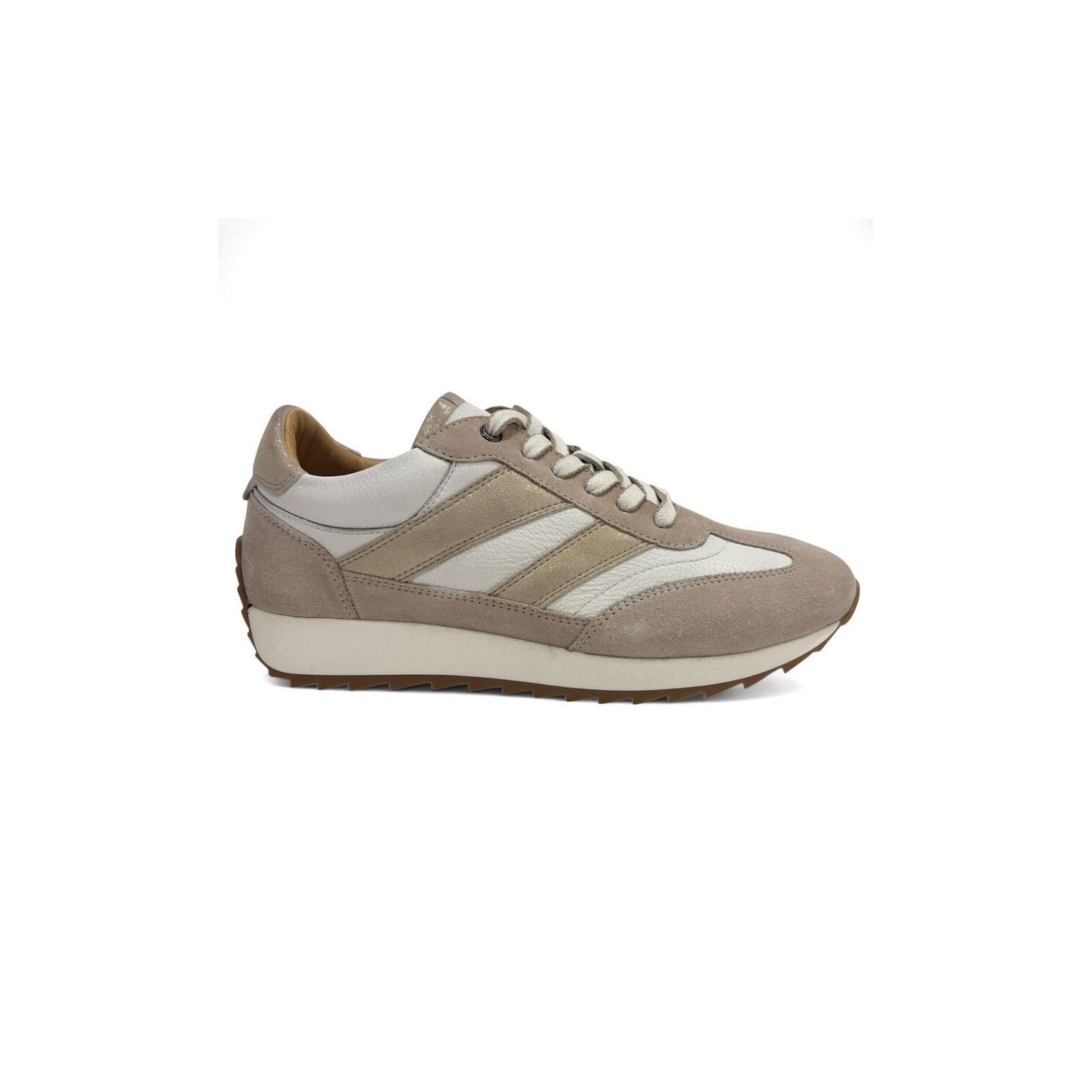 Helioform H Sneaker Beige/wit Combi