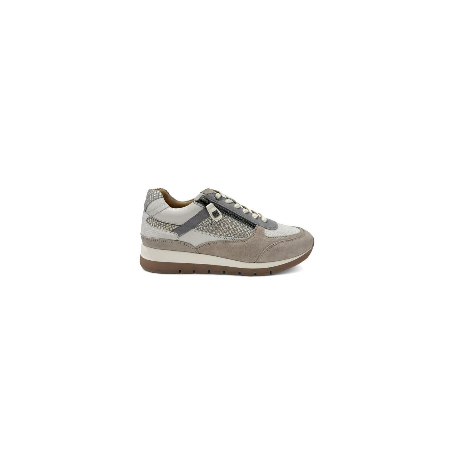 Helioform Sneaker H leest Beige combi