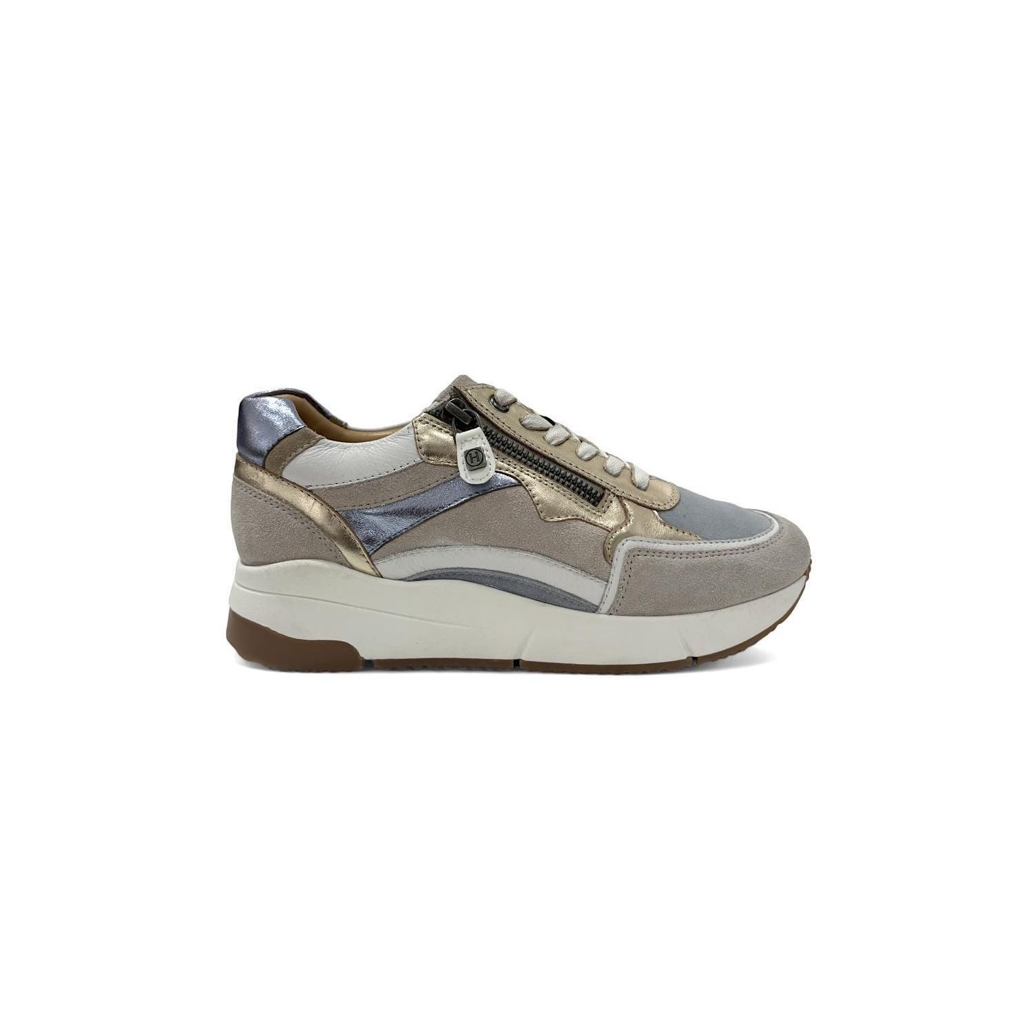 Helioform Sneaker H leest Blu/Wit combi