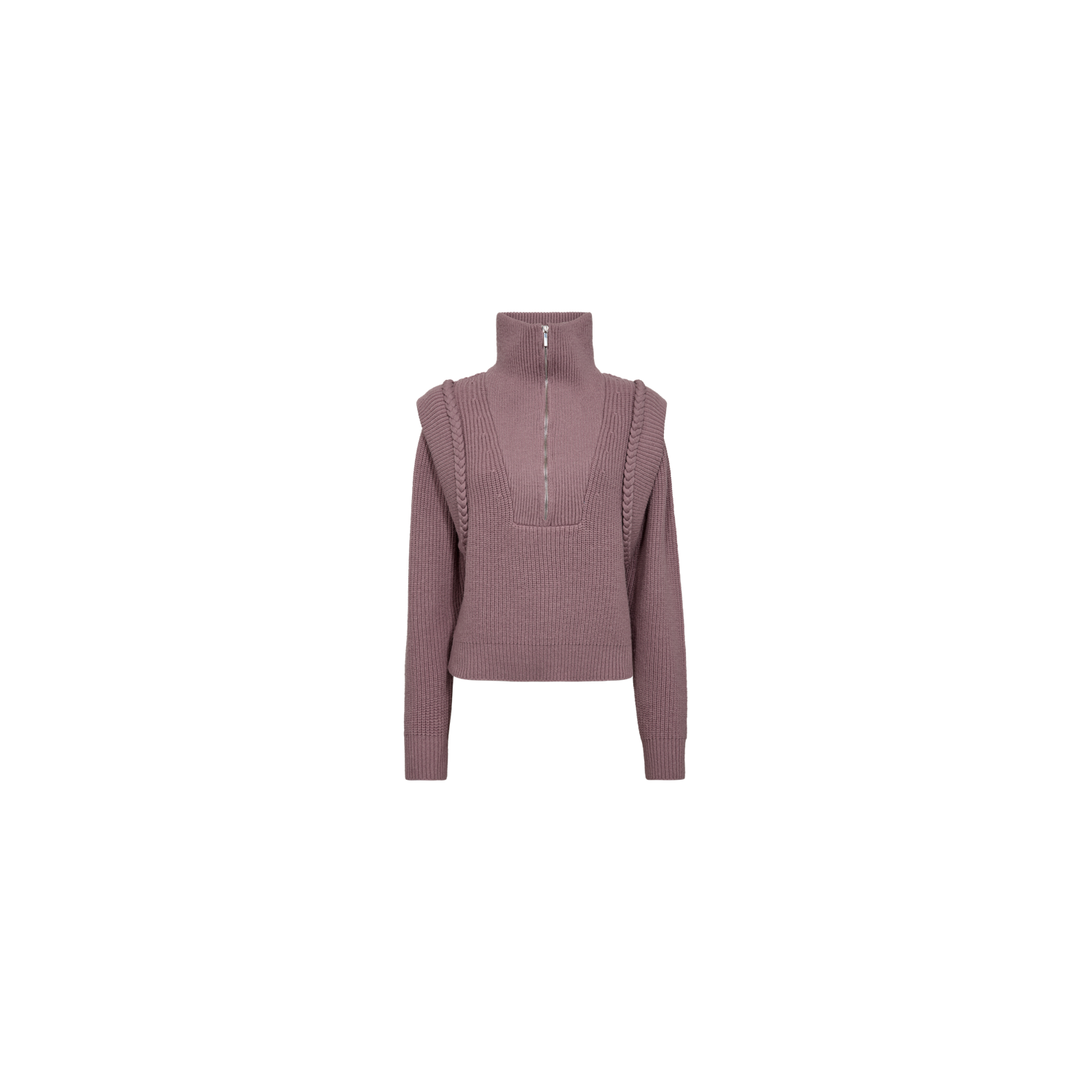 Copenhagen Muse cmyari pullover zipper burn. lilac
