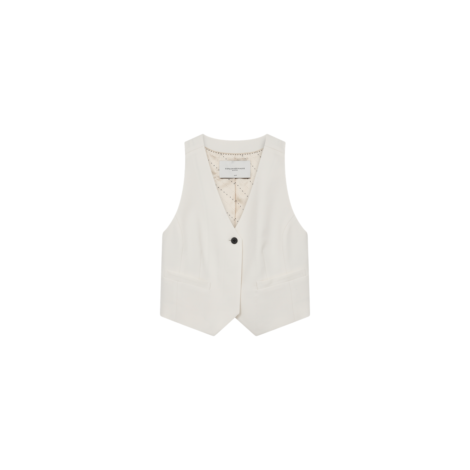 Copenhage Muse cmtailor waistcoat pocket jet strea