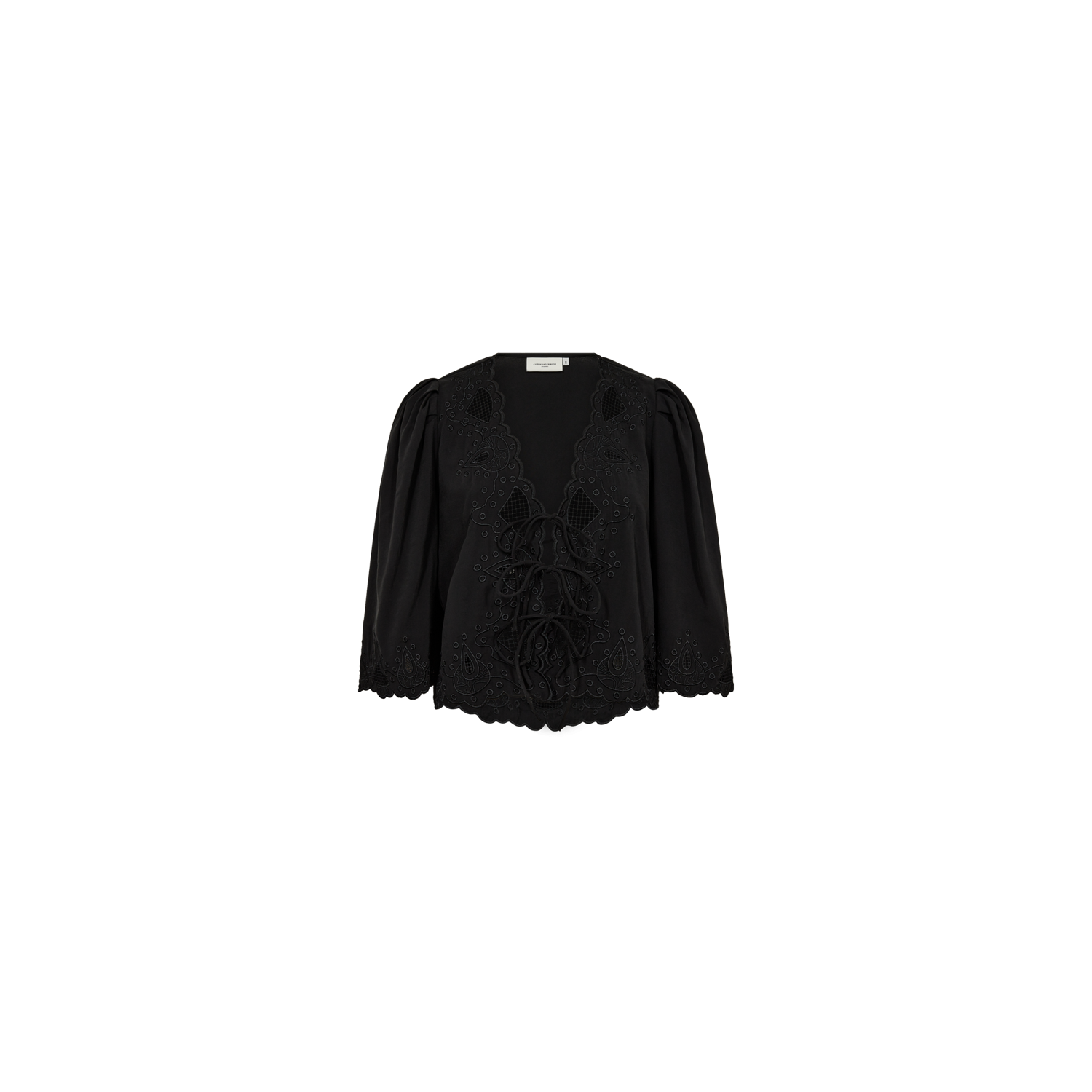 Copenhage Muse cmmadelyn bouse embroidery black