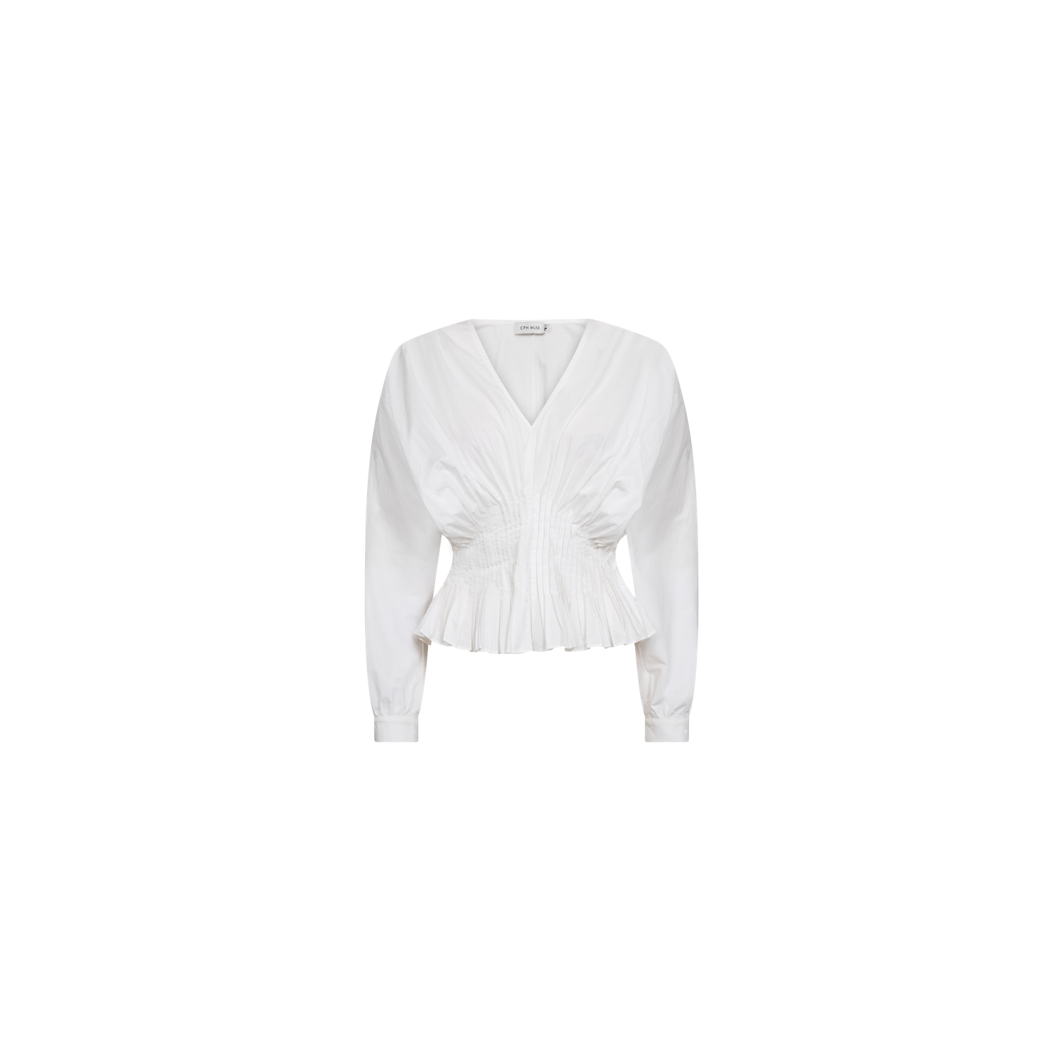 Copenhagen Muse cmpoplin blouse bright white