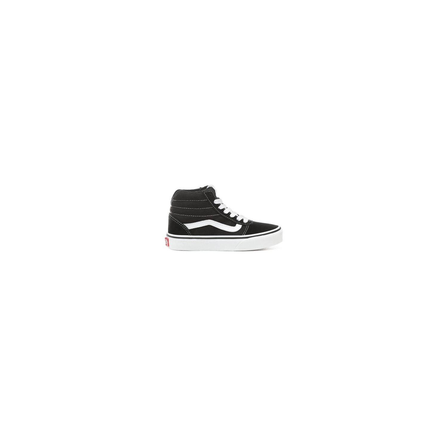 Vans YT Ward Hi suede/canvas Black/White