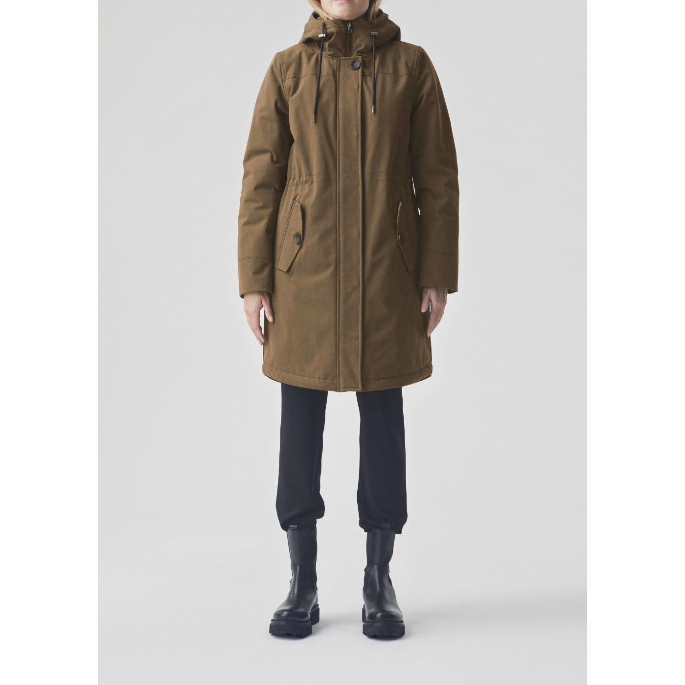 Modstrom dakota coat woodland brown online kopen. Van Alphen Schoenen