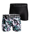 Bjorn borg shorts sammy bb multileaves 2p black b.