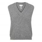 Object objmalena s/l knit waistcoat grey melange