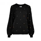 Object objeve nonsia l/s pullover aop noos black