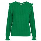 Object objjasmin l/s knit pullover fern green
