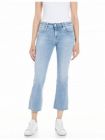 Replay faaby crop flair jeans light blue