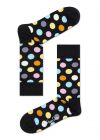 Happy Socks Big Dot 41-46 black
