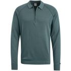 Cast iron long sleeve polo slim fit trooper