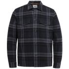Cast Iron shirt big dyed check relaxed sky captain
