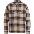 Cast Iron shirt big dyed check relaxed silver lini