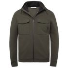 Cast Iron hooded jacket slim fit cotton rosin