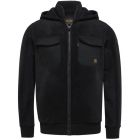 Pme legend zip jacket teddy hoodie black
