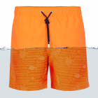 Ramatuelle magic print swim short fluor orange