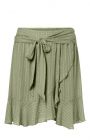 Yaya mini wrap skirt seagrass green dessin
