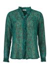 Modström sidsel print shirt emerald snake