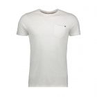 Cast iron r-neck slub jersey t-shirtvbright white