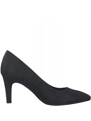 s.Oliver Pump 80mm Black Glitter